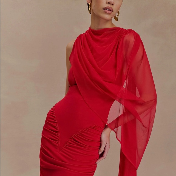 Meshki Amandine Red Dress is available for purchase on au PAY Market -  Imported Goods Online Store Co.Ltd. | au PAY Market - Online Shopping Site